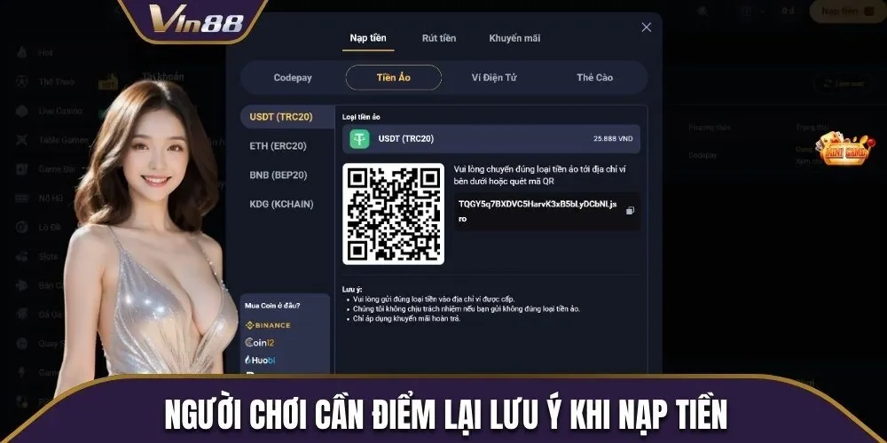 Người chơi cần điểm lại lưu ý khi nạp tiền